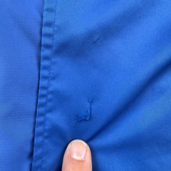 Adidas KU Jayhawks Royal Blue Track Jacket Mens S Full Zip Athletic Sportswear - Picture 9 of 9